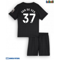 Camisa de Futebol Tottenham Hotspur Micky van de Ven #37 Equipamento Secundário Infantil 2025-26 Manga Curta (+ Calças curtas)